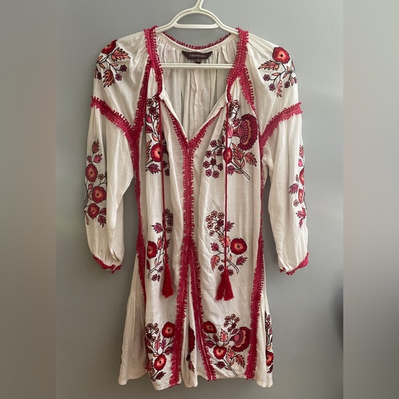 Anthropologie Ranna Gill Hadley Embroidered Tunic Dress - Picture 4 of 11